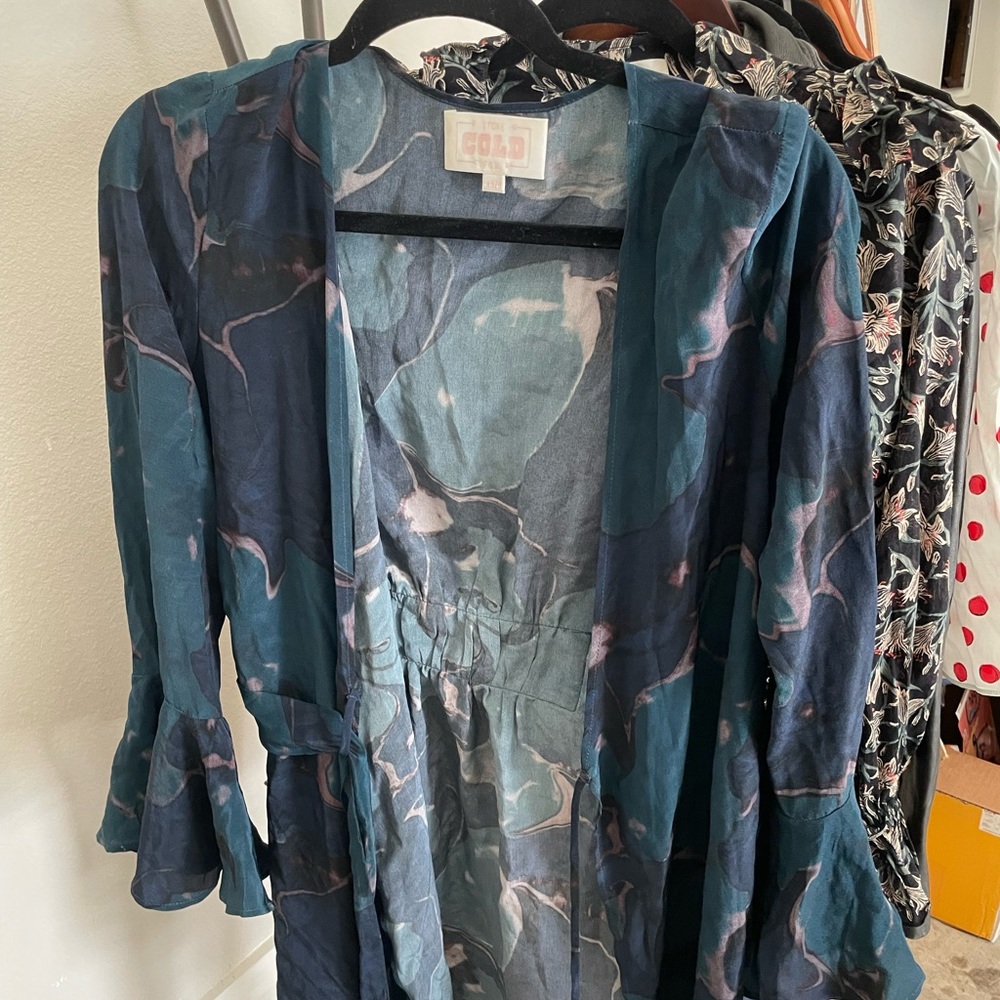 Stone Cold Fox Lilypad Wrap Dress